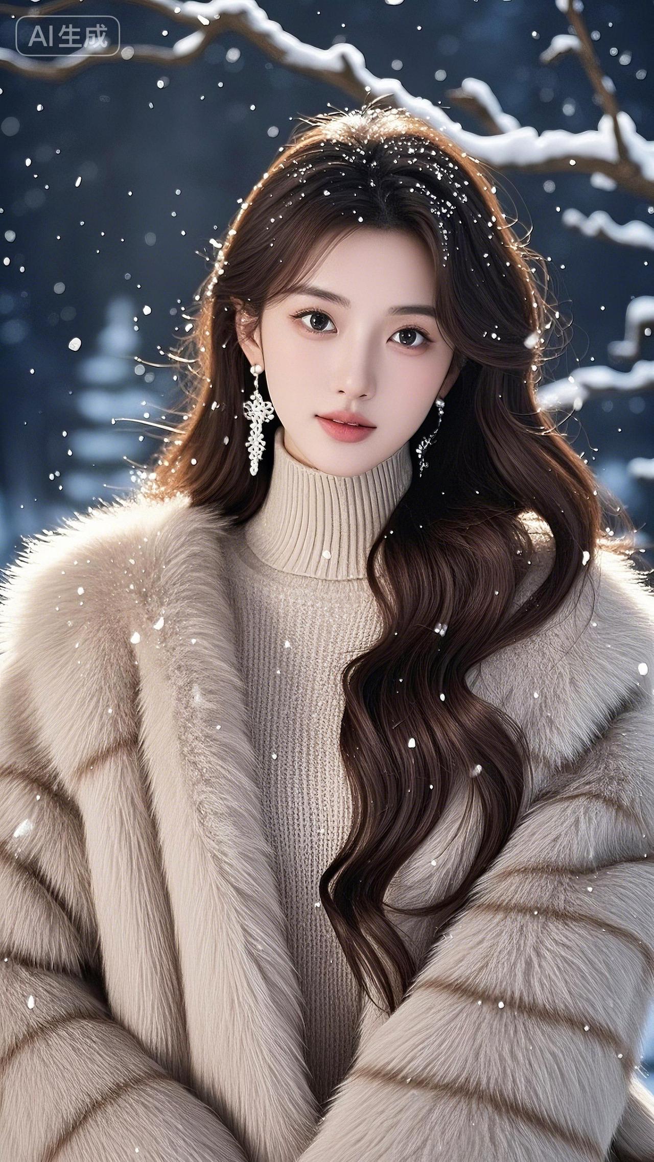 雪景写真 抖音ai创作