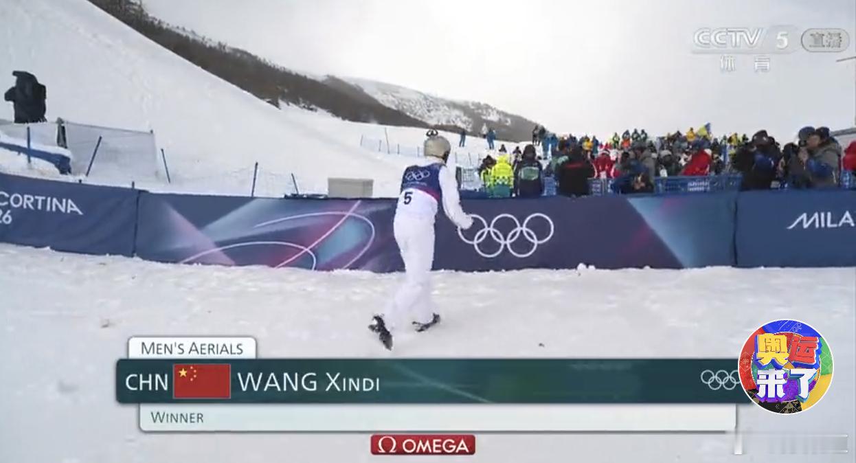 王心迪金牌中国队拿下第4金米兰冬奥会中国代表团第四金！王心迪夺得自由式滑雪男子空