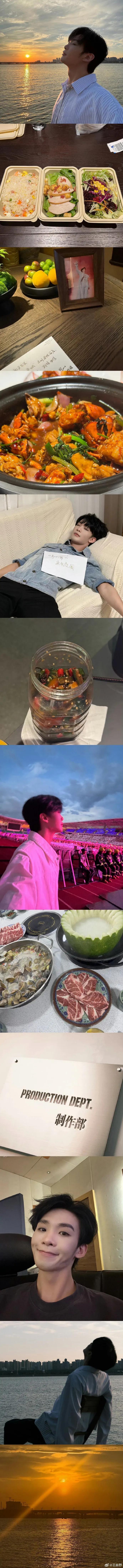 王赫野[超话] 🥥王赫野一条plog告别七月
不工作的日子，就得把生活嚼得有滋