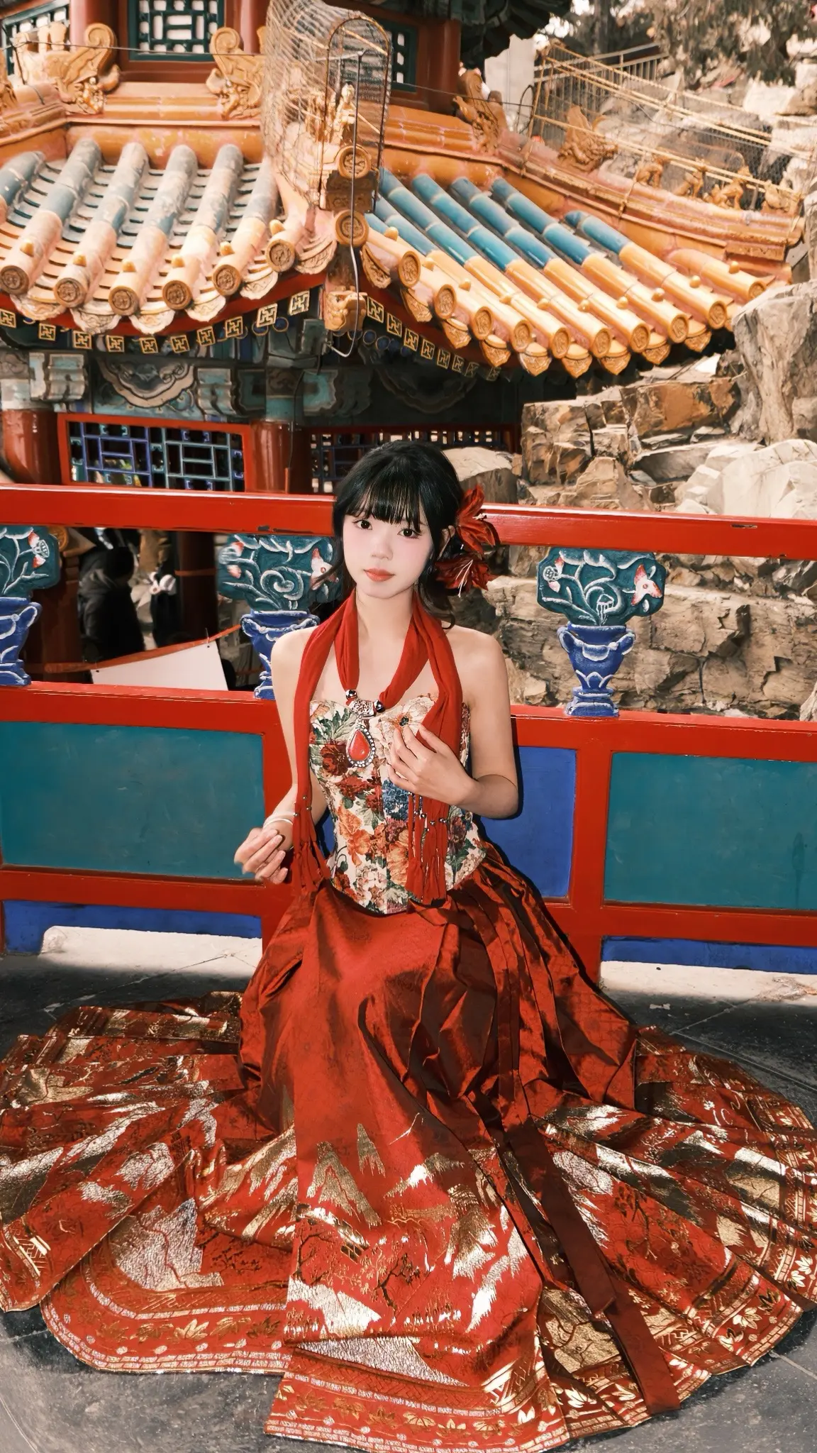 🪭🏮⛩️人在画中游。美景一时观不尽 天缘有份画中游