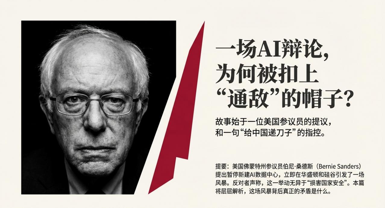 一场AI辩论，为何被扣上"通敌"的帽子?
这件事始于一位美国参议员的提议，和一句