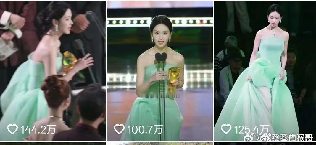 陈都灵现在有多红呢？来咱们直接上数据！dy：仅仅星光大赏获奖感言就已经三个百万高