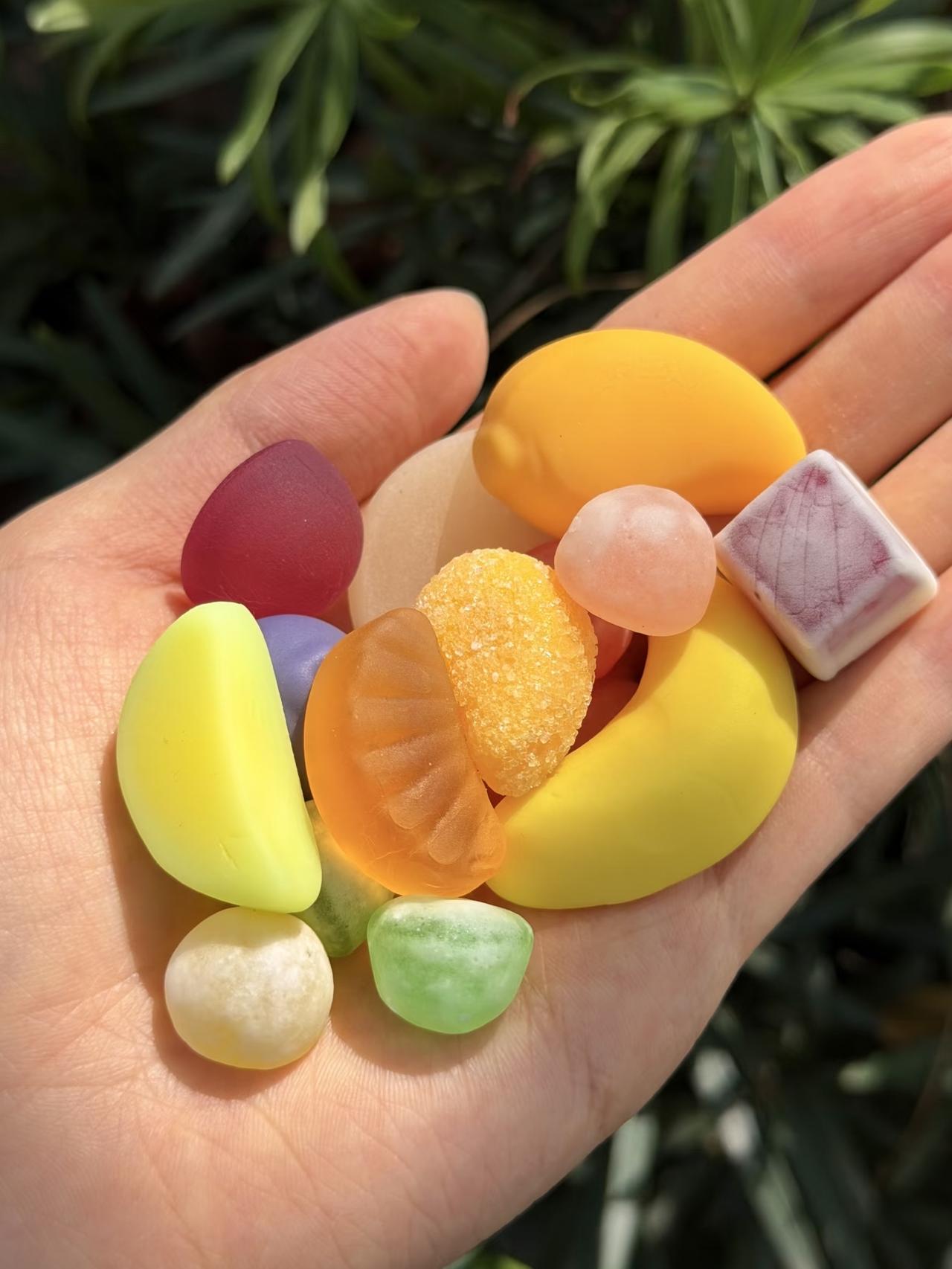 🐹喜欢吃糖吗？请你吃五彩缤纷的水果软糖🍑🍇🫐