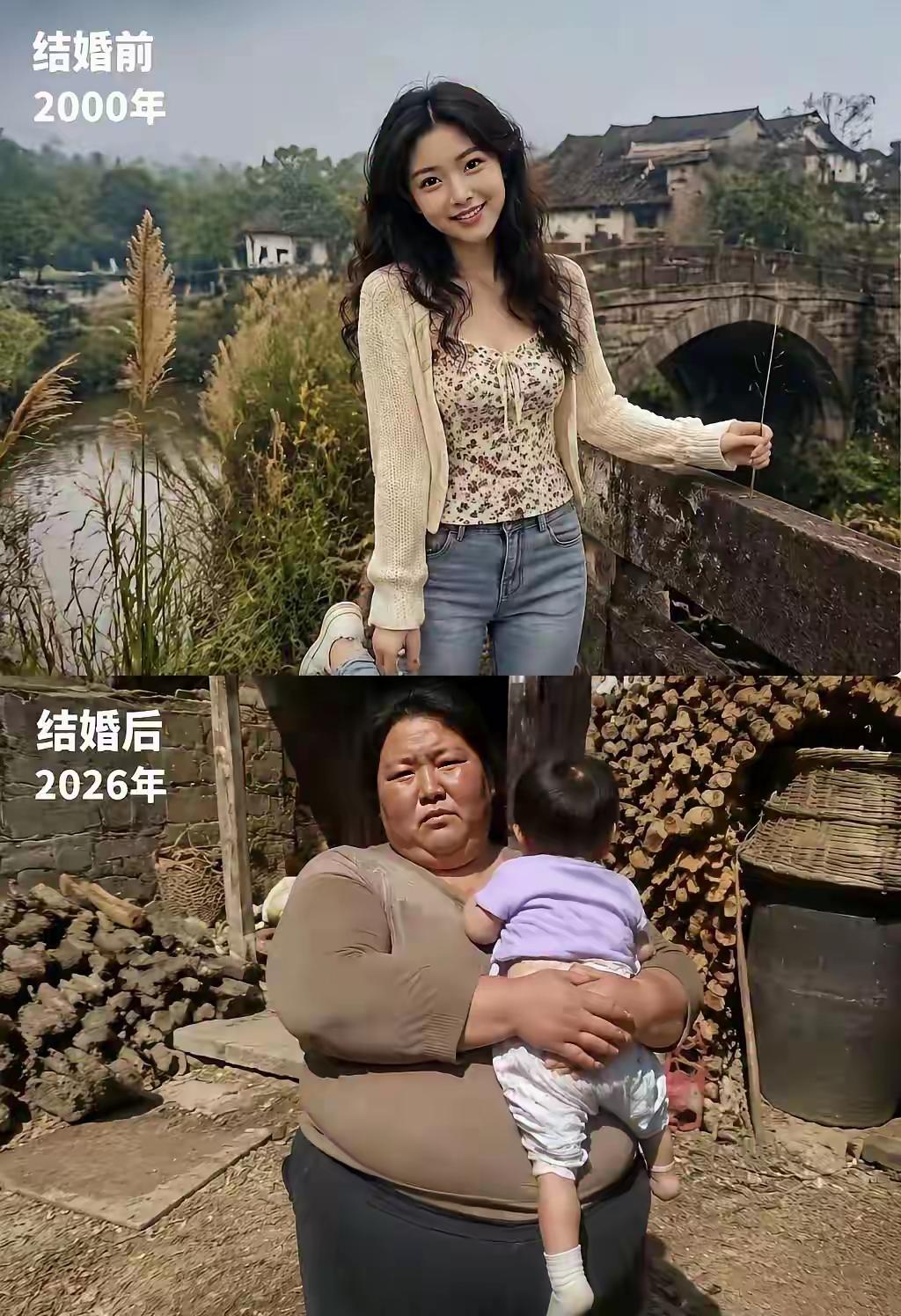 真是同一个人吗，如果真是，我估计有更多女生不愿生娃了吧？假如能再选一次 这不是我