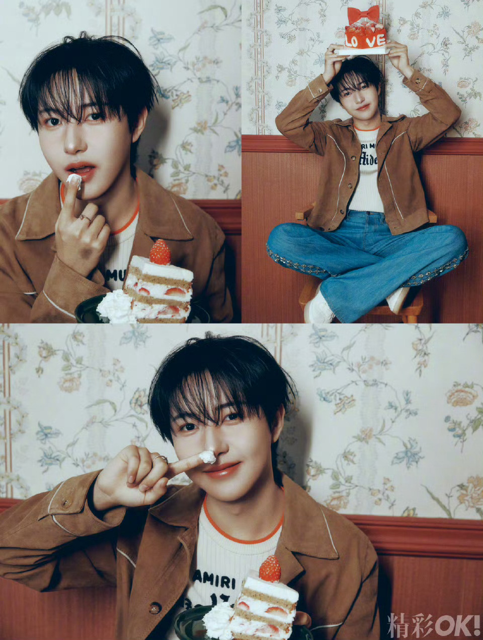 黄仁俊 x 精彩OK 2025年3月刊封面NCT仁俊精彩OK三月刊双封面 