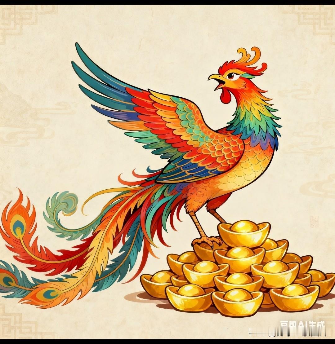 凤凰鸣叫，横财必到。