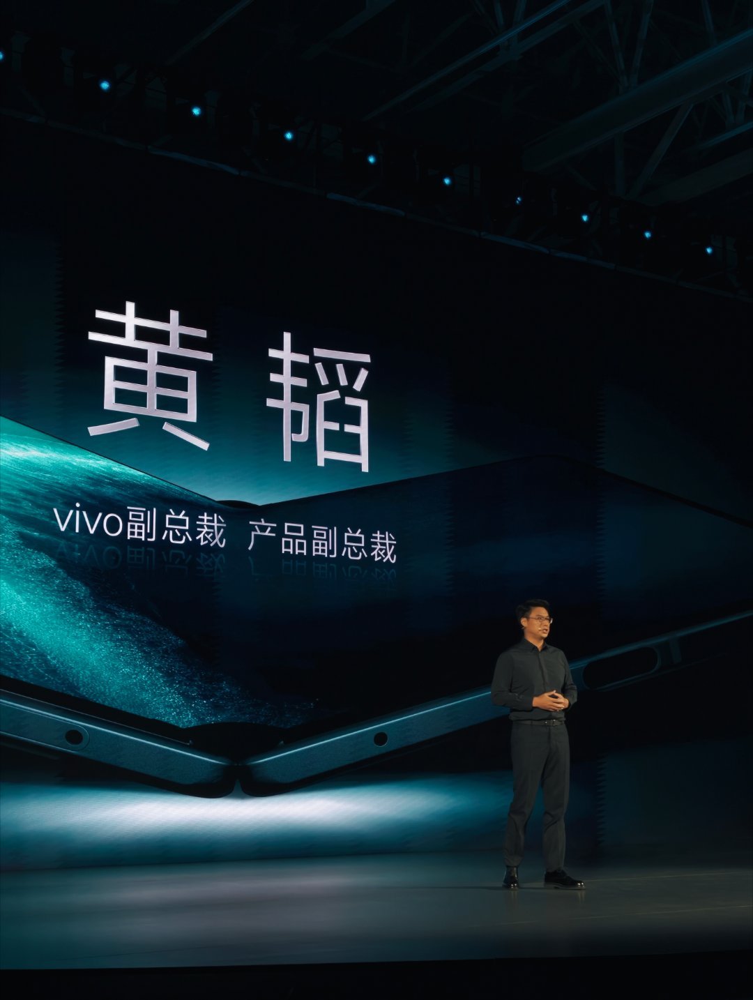 今天位置有多近呢？近到 vivo 的朋友安排了保安坐我身边，生怕一会儿赵又廷上场
