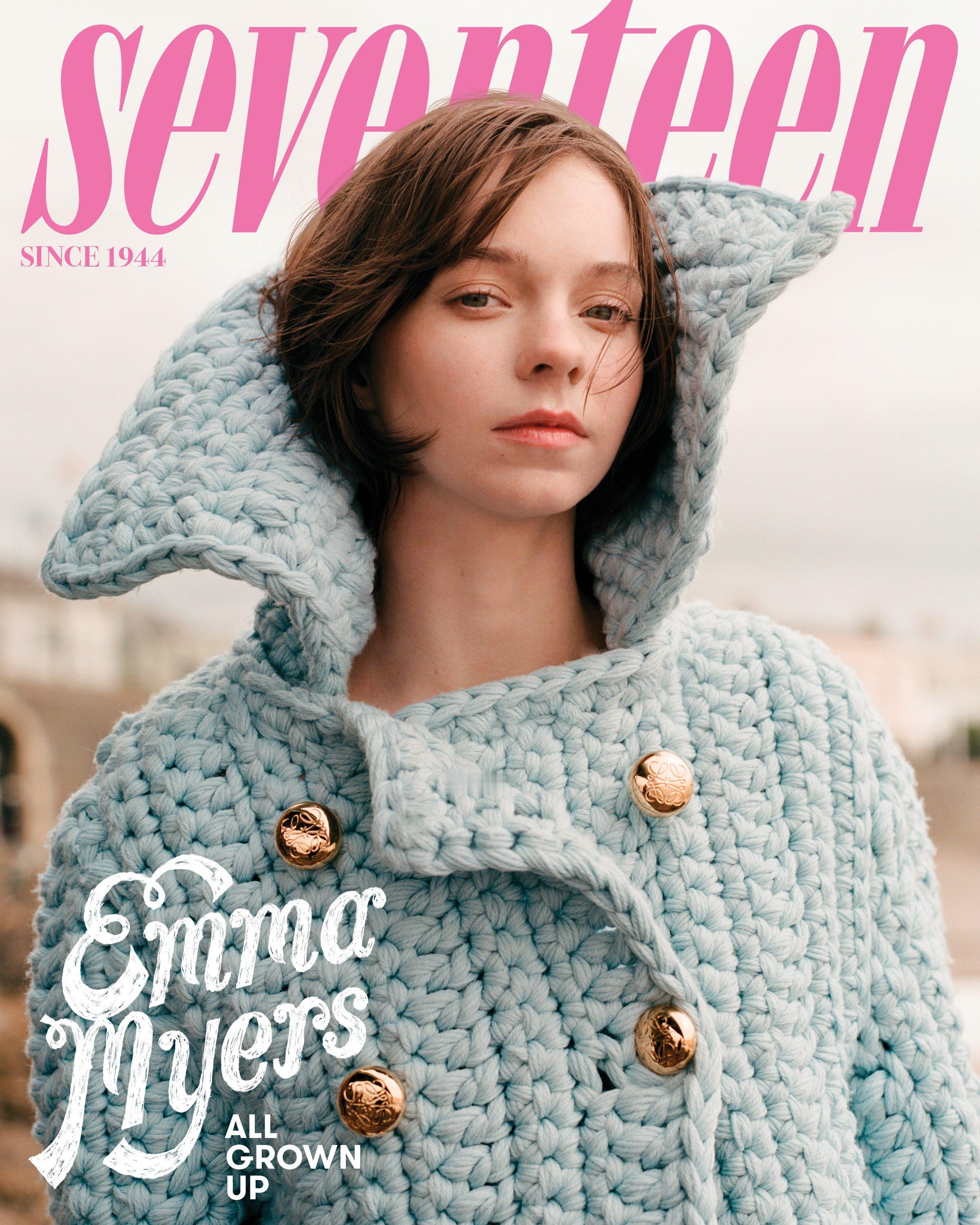 网飞热剧《星期三》“小狼女”Emma Myers登上《Seventeen》杂志新
