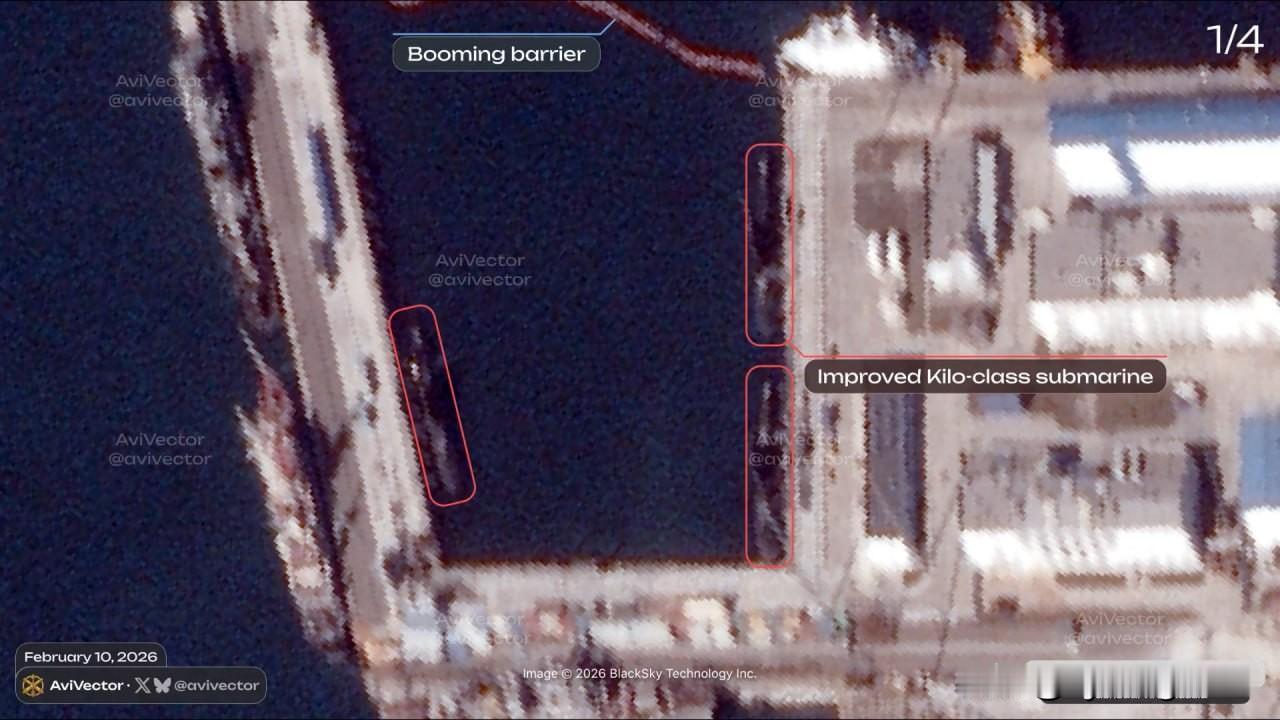 2025年12月遭乌克兰无人机袭击的“华沙维扬卡”级潜艇，在过去几天里两次改变了