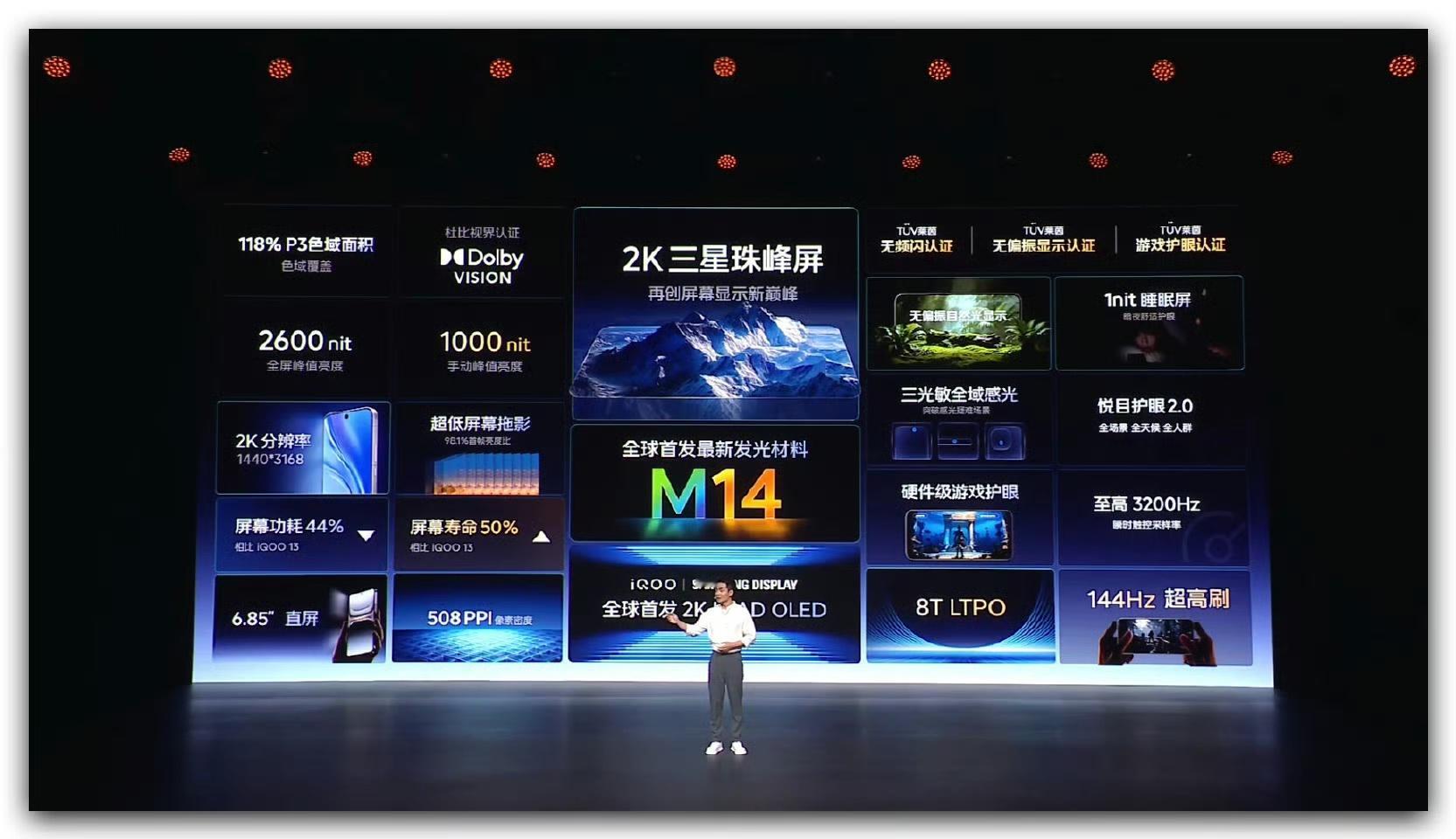 iQOO15三星屏首发M14发光材料 iQOO 15今天给我最大的感受就是：手游
