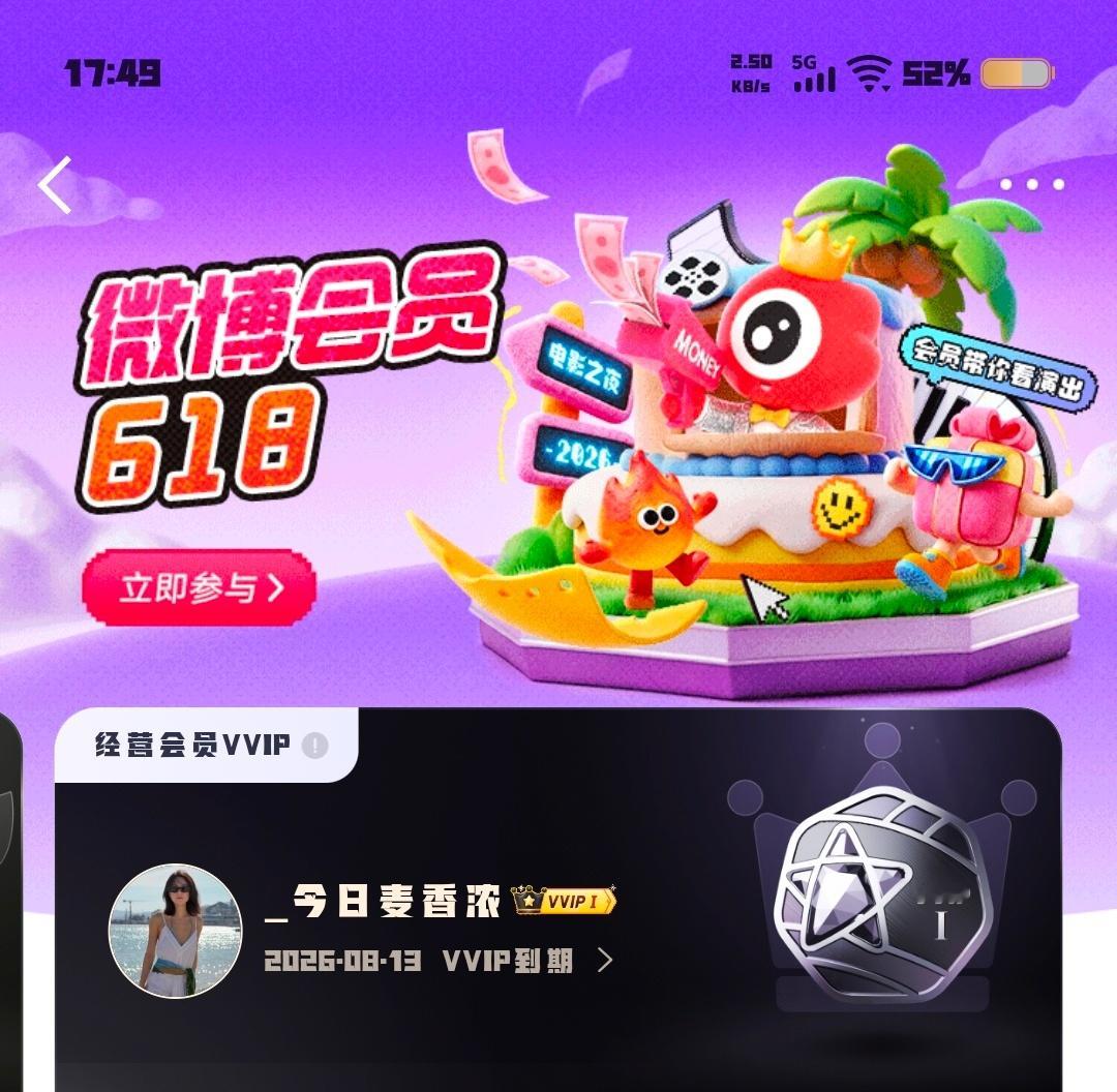 还有两个月就到期了，vvip要和我说再见了 