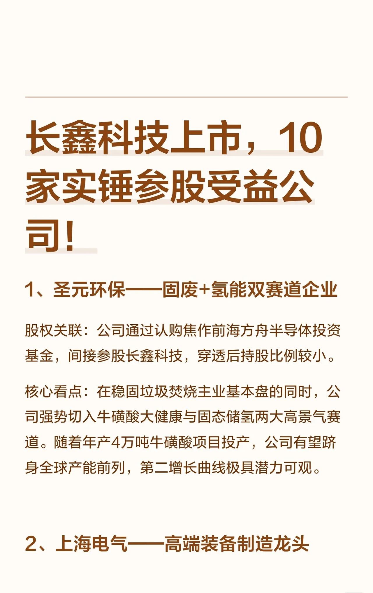 🔥长鑫科技上市在即！10家A股“实锤参股受益公司”曝光！

国产存储龙头冲刺I