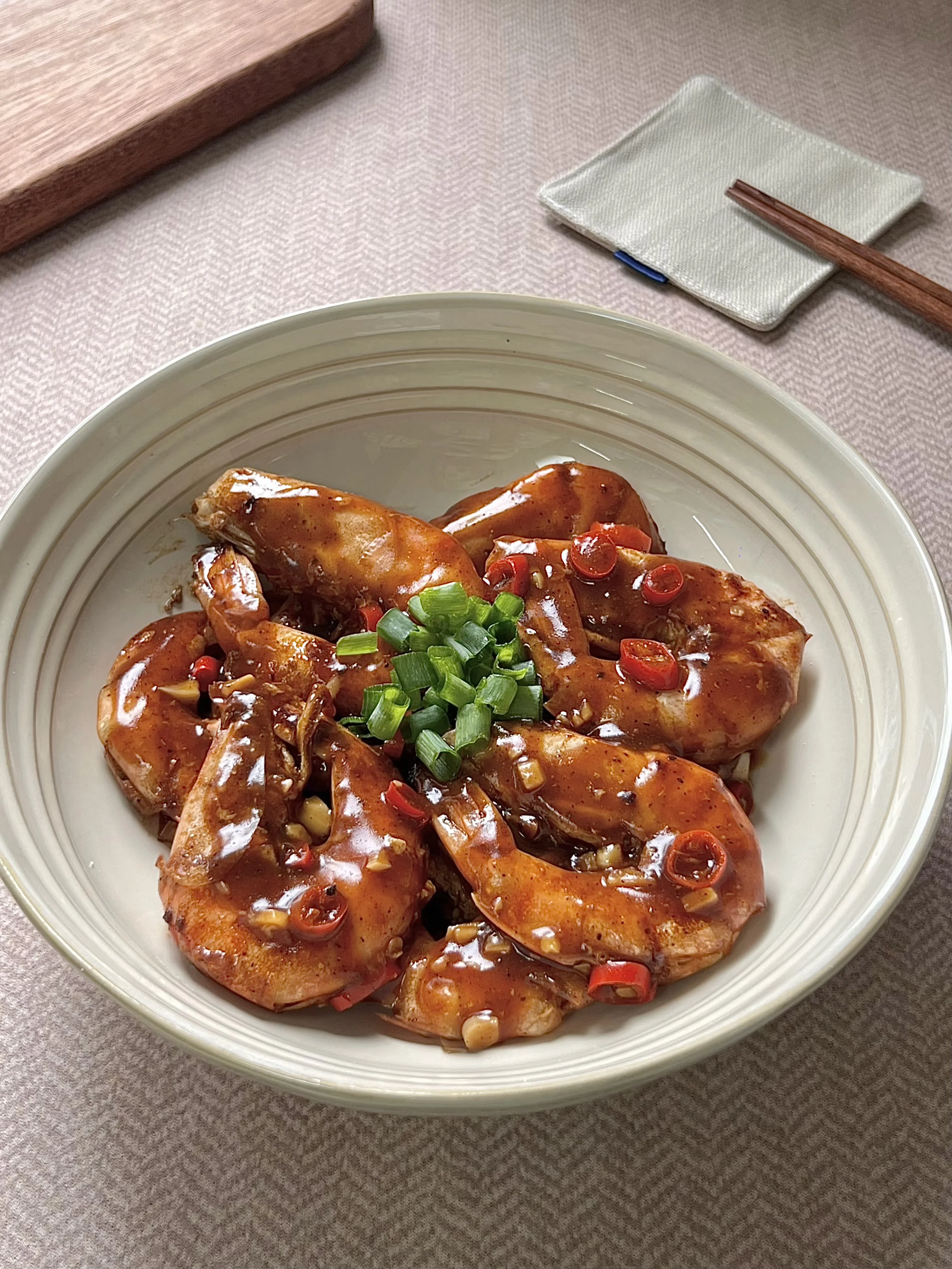 黑椒大虾太太太好吃🤤一上桌就抢完😍