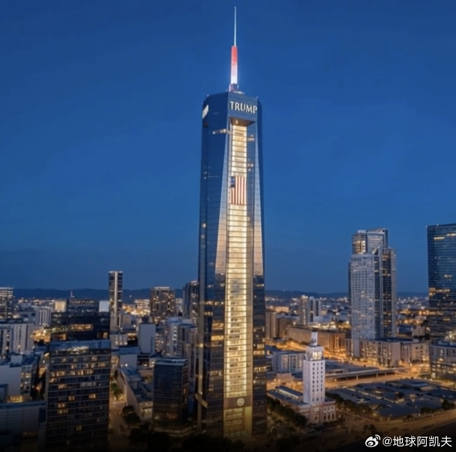 ‼️特朗普在迈阿密新建的总统图书馆设计图：热点现场海外新鲜事美国赌上国运欧洲跟不