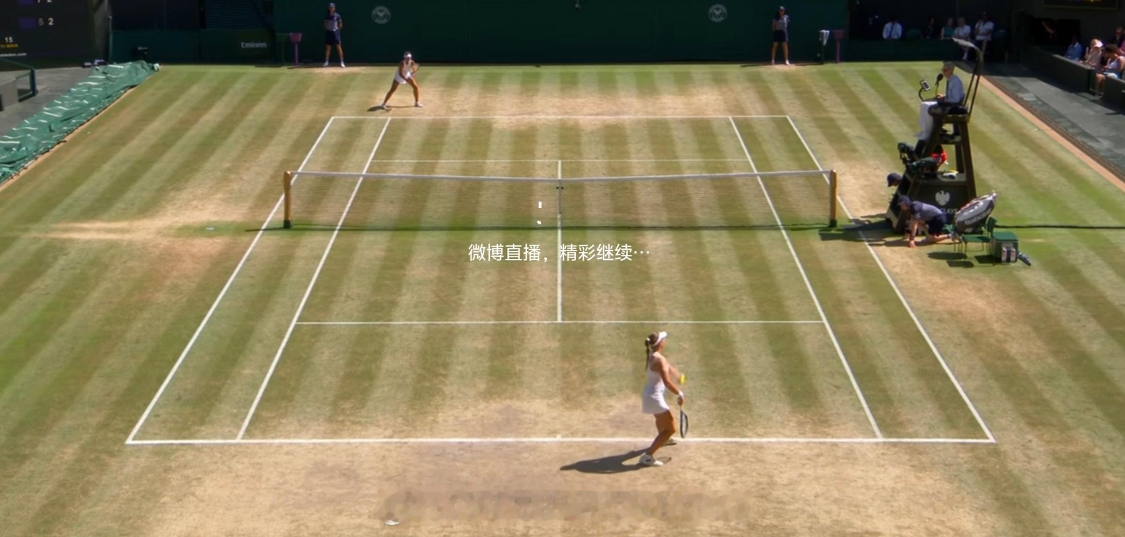 孙心然7:5拿下首盘，第二盘2:2孙心然vs普什卡列娃温网2026wta