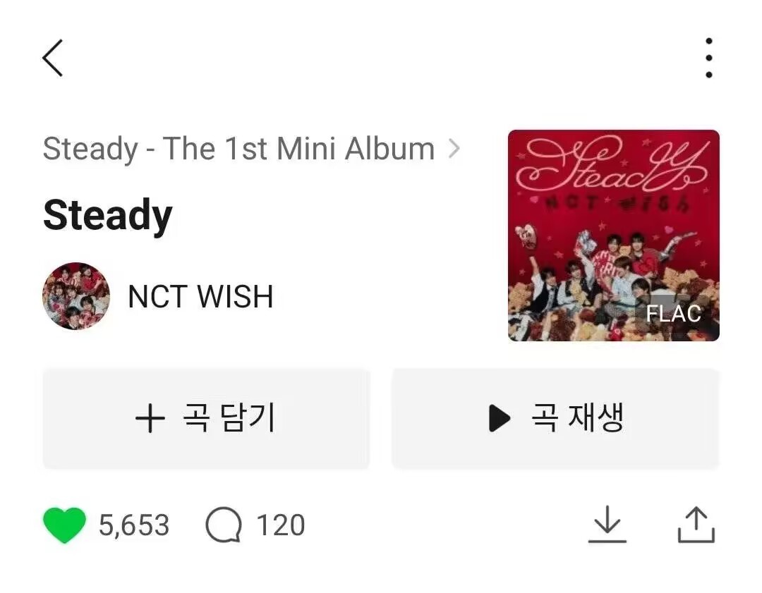 NCTWISH新歌《Steady》首小时点赞破5000！！ ​​​
