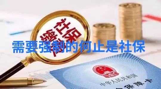 既然社保可以强制，其实有更多的更需要强制执行的东西。比如，强制所有人都有工作。强