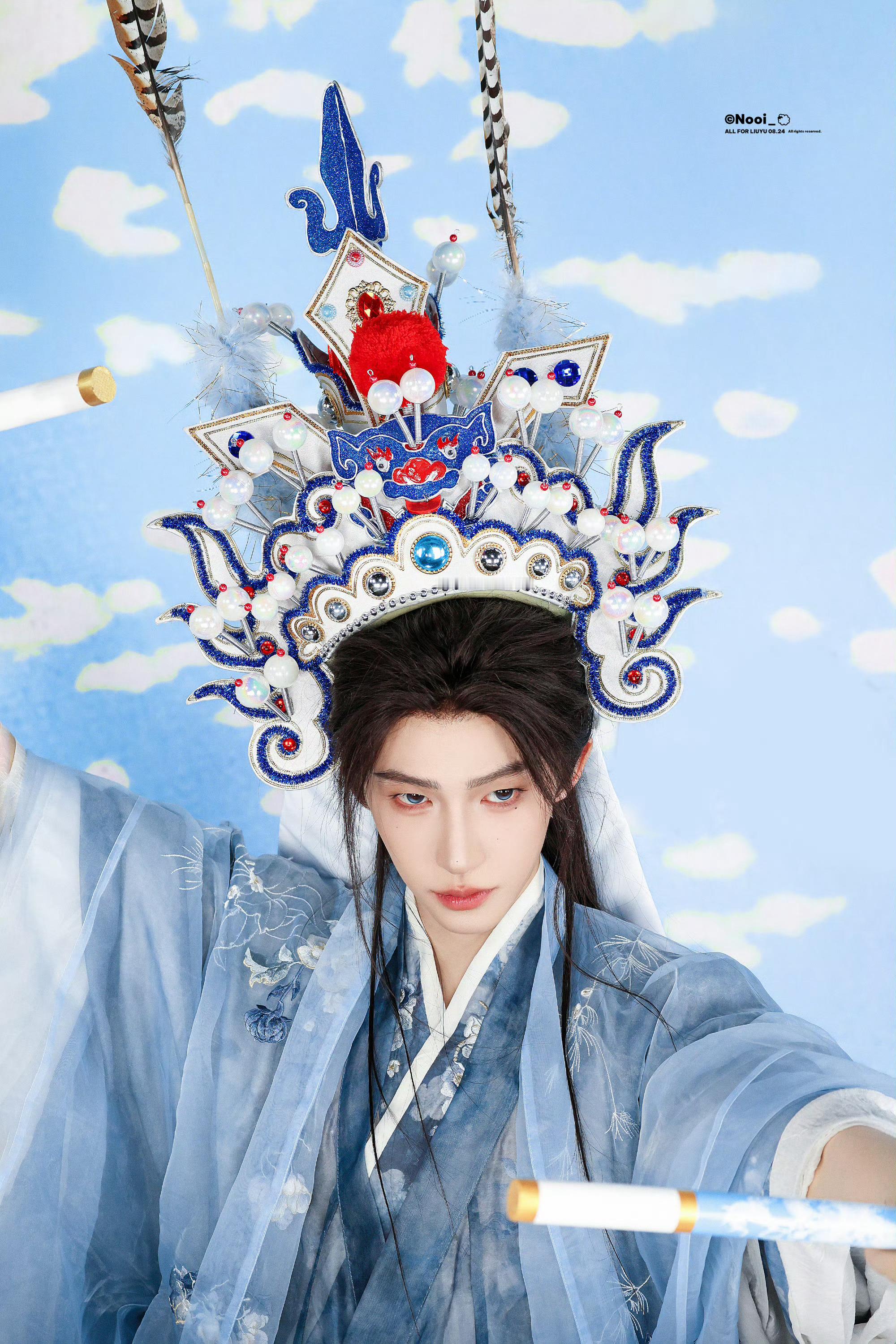 刘宇北京签售会造型 刘宇北京签售会造型路透今天是水蓝色的清冷仙君太美了✨各种想要