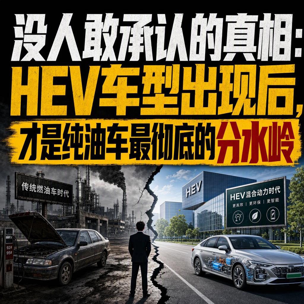 很多人还在拿“纯油车保值、混动省油不省钱”当真理，但今年的数据告诉你，这套账已经