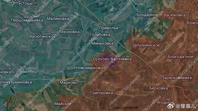 奥列霍沃-瓦西里耶夫卡定居点归俄罗斯军队控制 