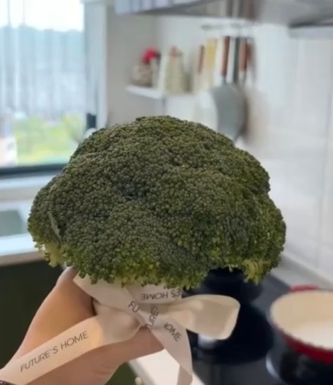 一定要鲜花吗？西蓝花不行吗？🥦 