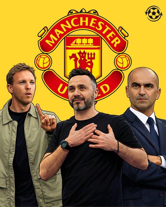 曼联主要考虑朱利安·纳格尔斯曼、罗伯托·马丁内斯和罗伯托·德泽尔比作为下赛季主帅