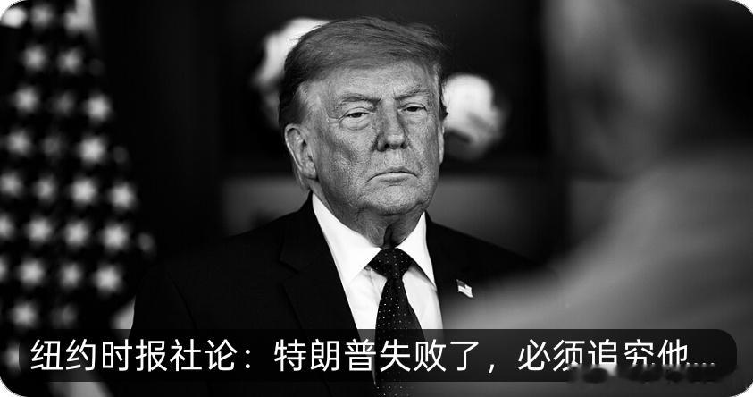 纽约时报：特朗普失败了必须追究他的责任当一个民主国家总统资助一个侵略国家掠夺领土