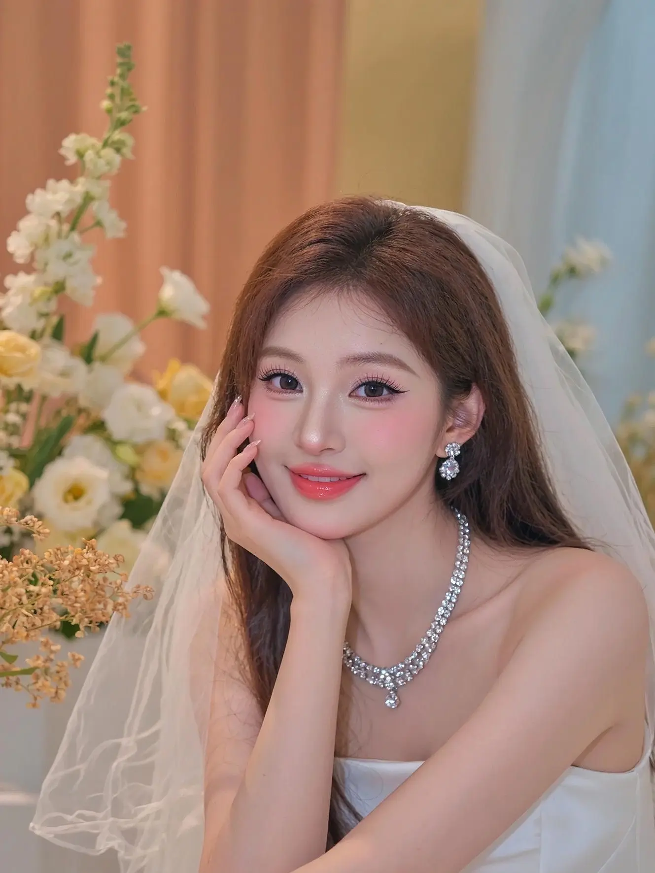 请幸福永远缠上我最亲爱的许妍小姐（许妍同款婚纱写真）