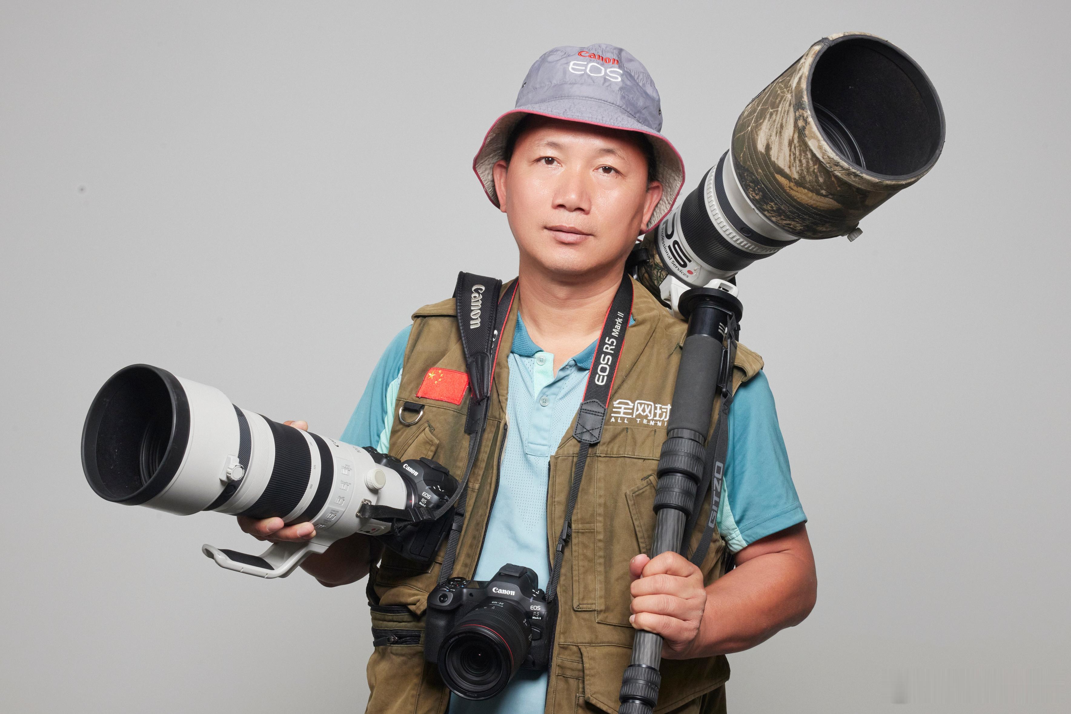 中国网球摄影师喜提广州首台佳能EOS R5 Mark II，终于等到心心念念的新