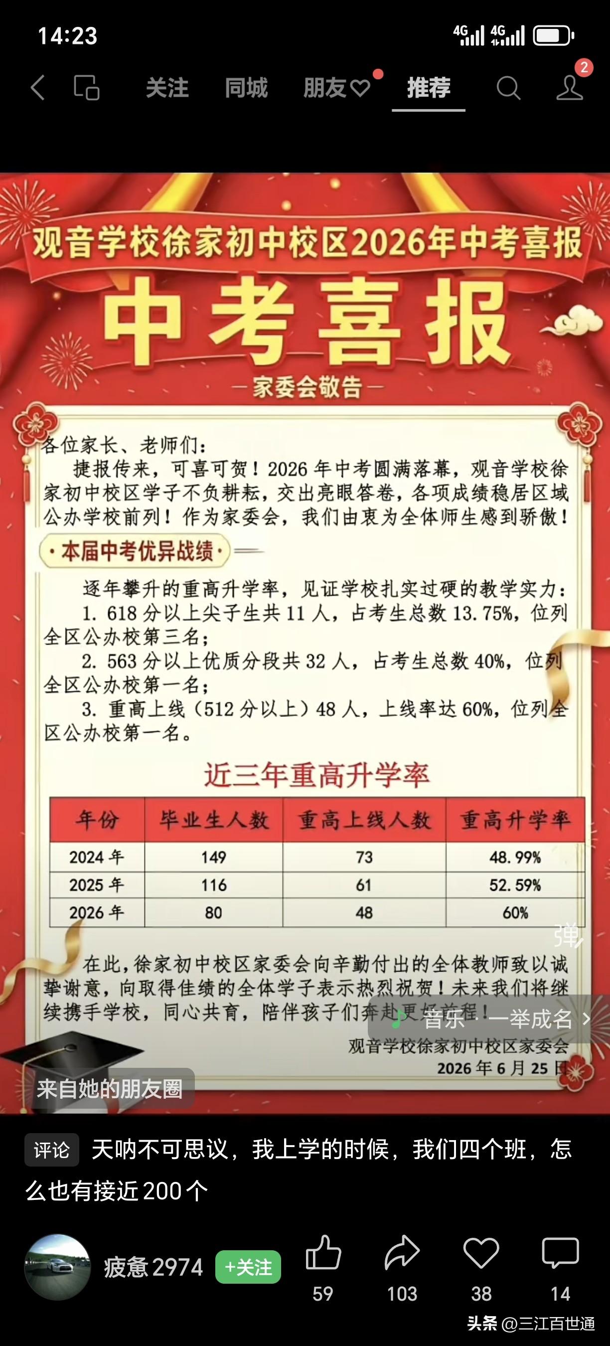 宜宾一乡镇学校也发来喜报！居然多项指标全区公办第一名！一个乡镇的这种指标是怎么衡