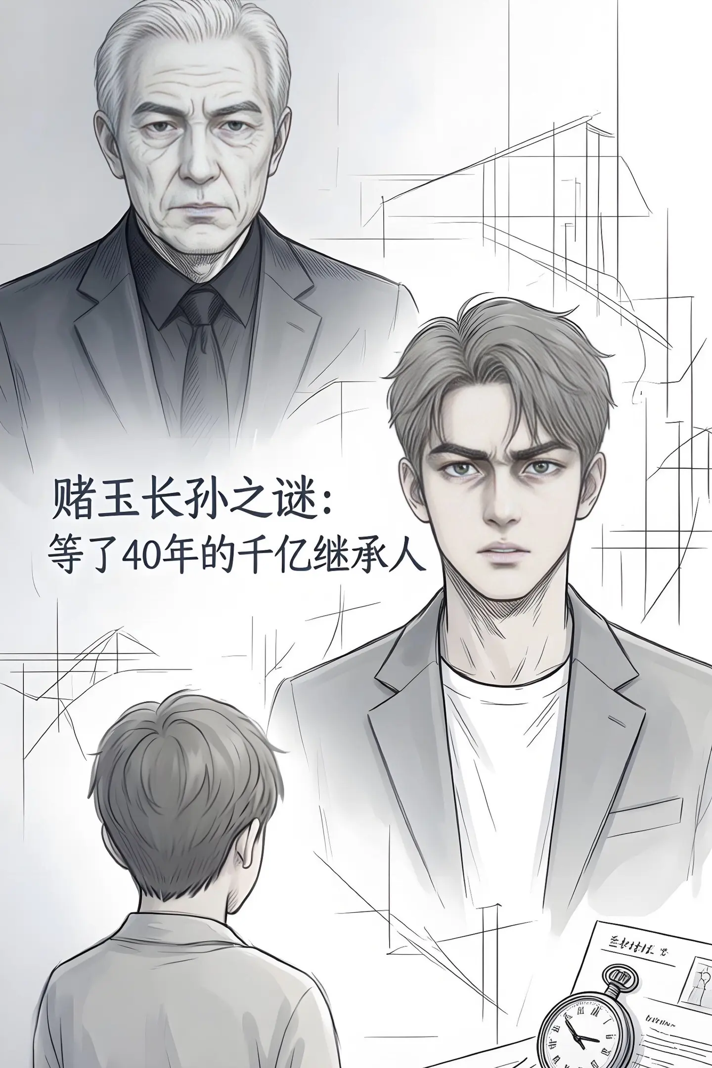 赌王明明有17个子女，为何98岁才有。第一个孙子？