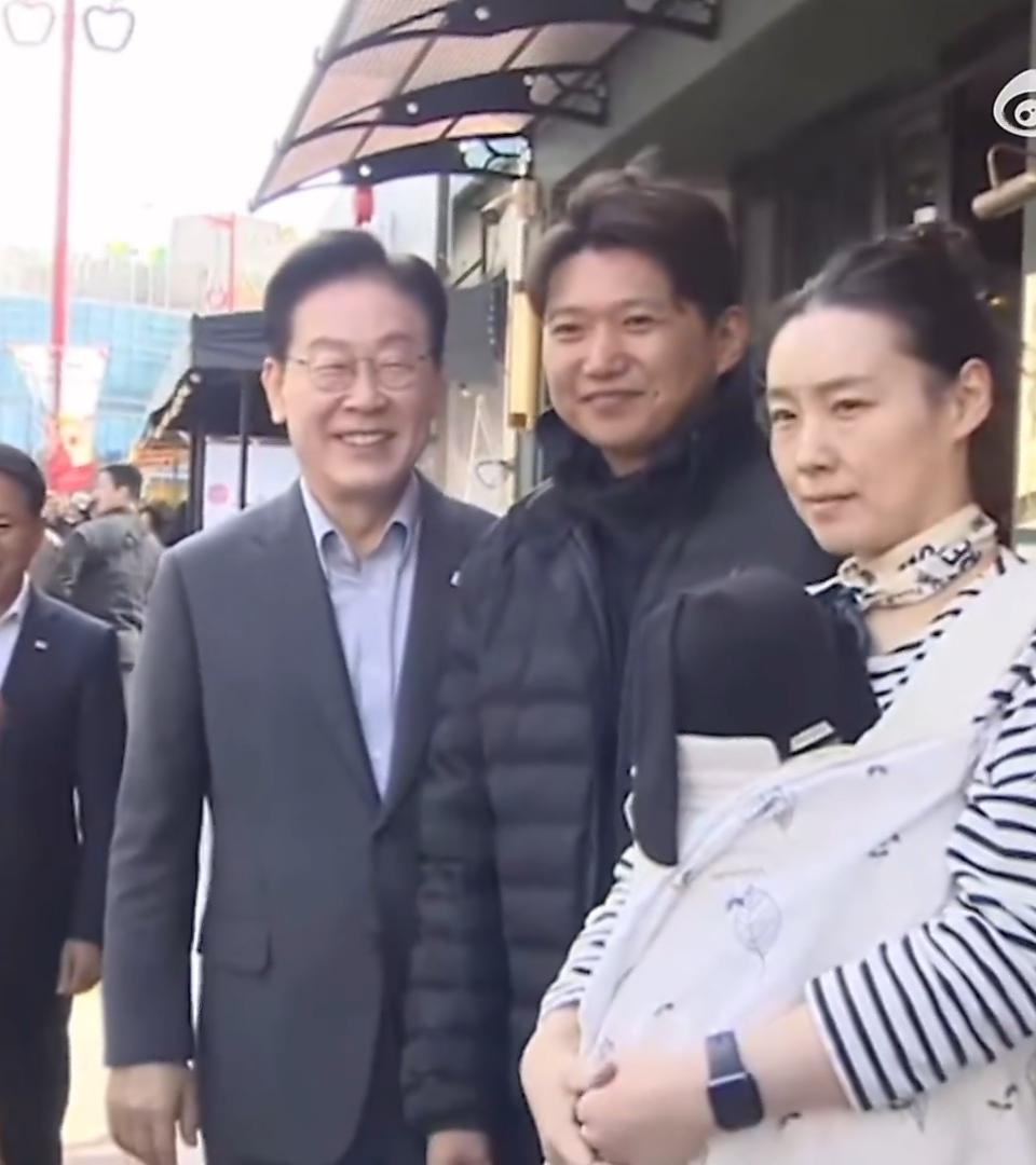 李在明视察庆尚北道青松郡，
