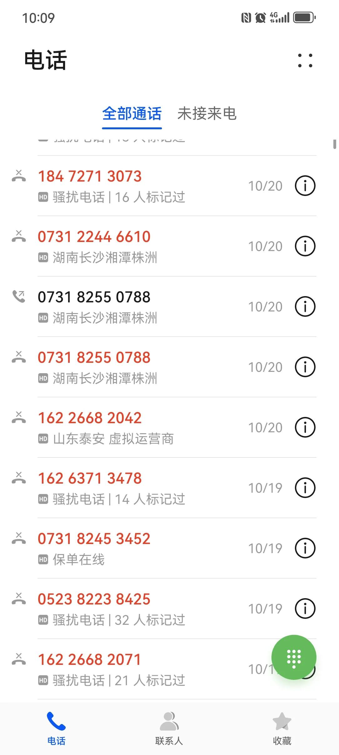 全是骚扰电话！