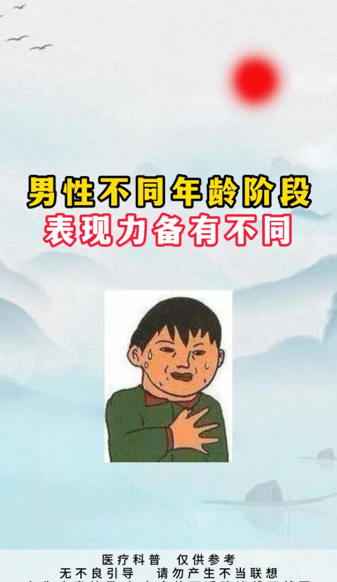 男性不同年龄阶段，表现力备有不同！