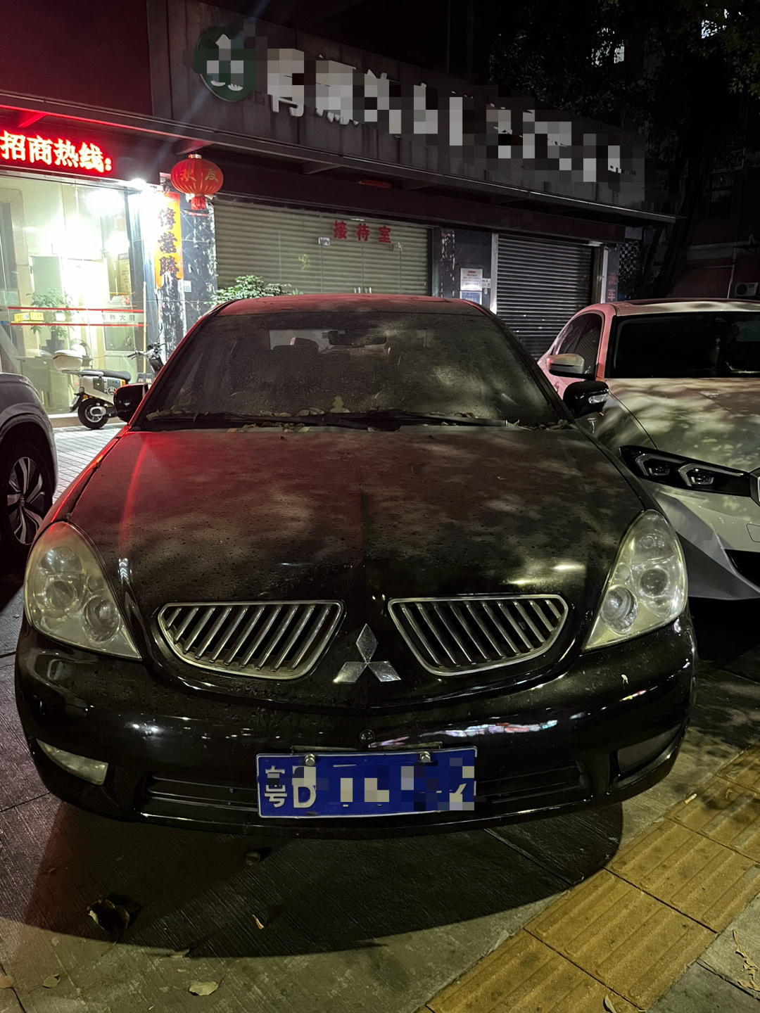 没想到啊，在深圳能给我在路边亲眼看到一台三菱戈蓝[笑cry][笑cry]  都是
