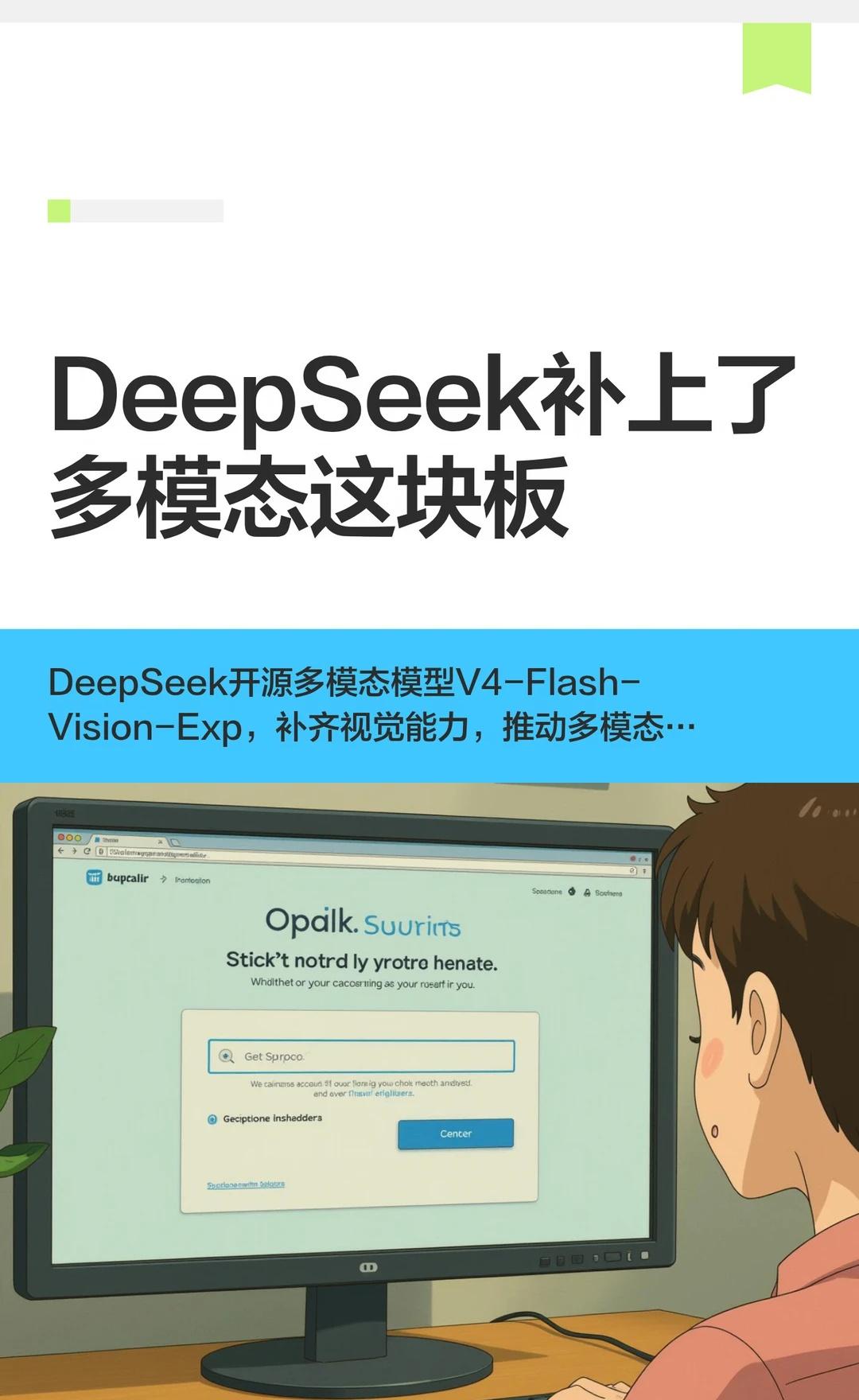 DeepSeek补上了多模态这块板
8月21日，DeepSeek上线多模态API