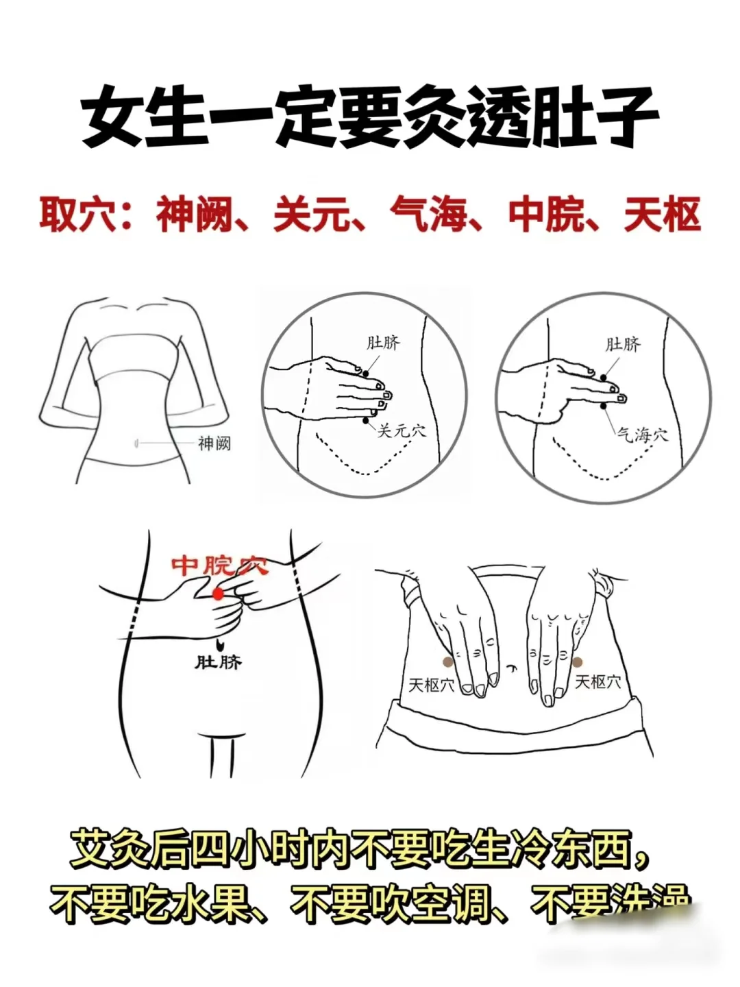 女生都去艾灸肚子好吗，灸透真的老得慢…