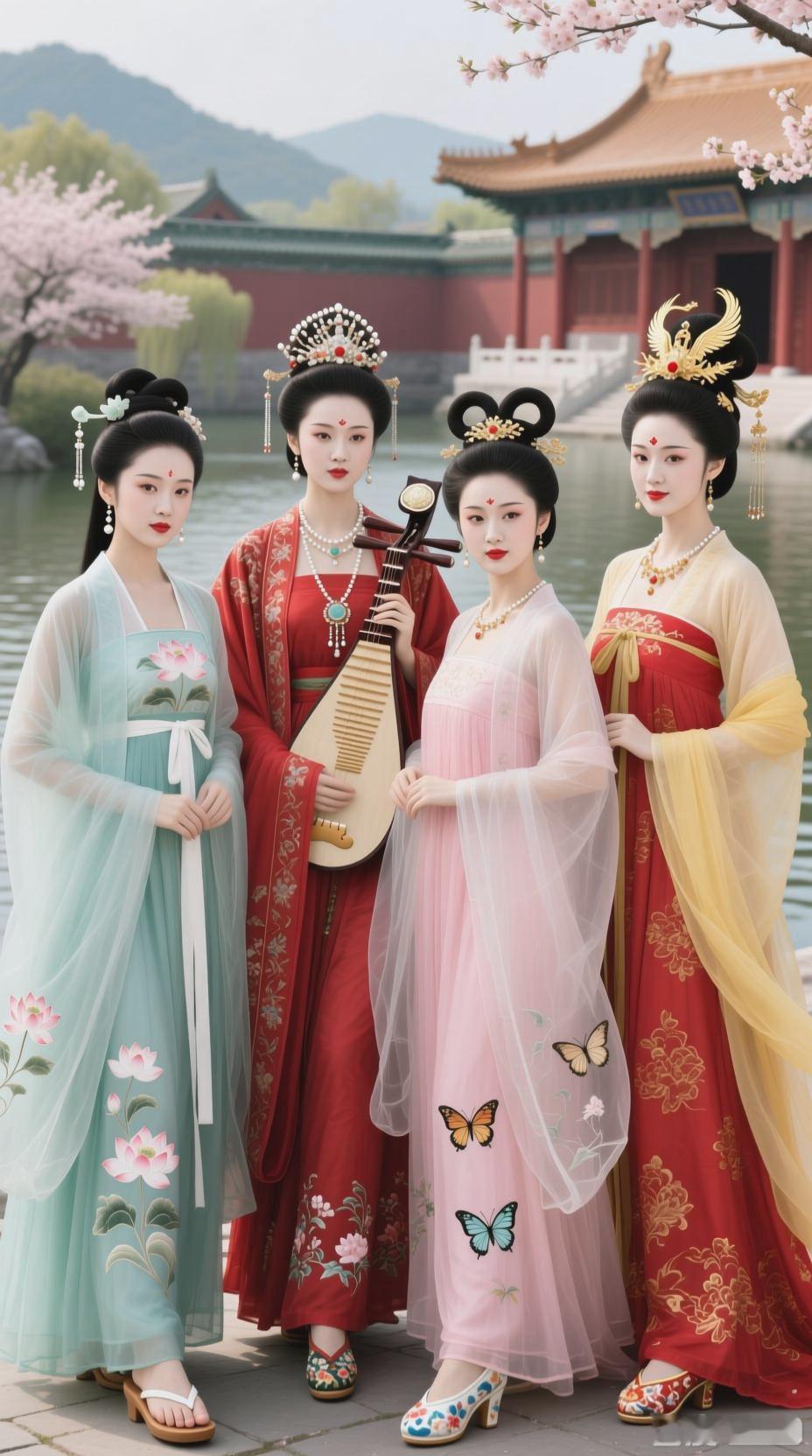 闭月羞花美若仙，
世人一见起贪缘。
霸王别姬乌江刎，
幽王宠姒社稷残。
西施浣纱