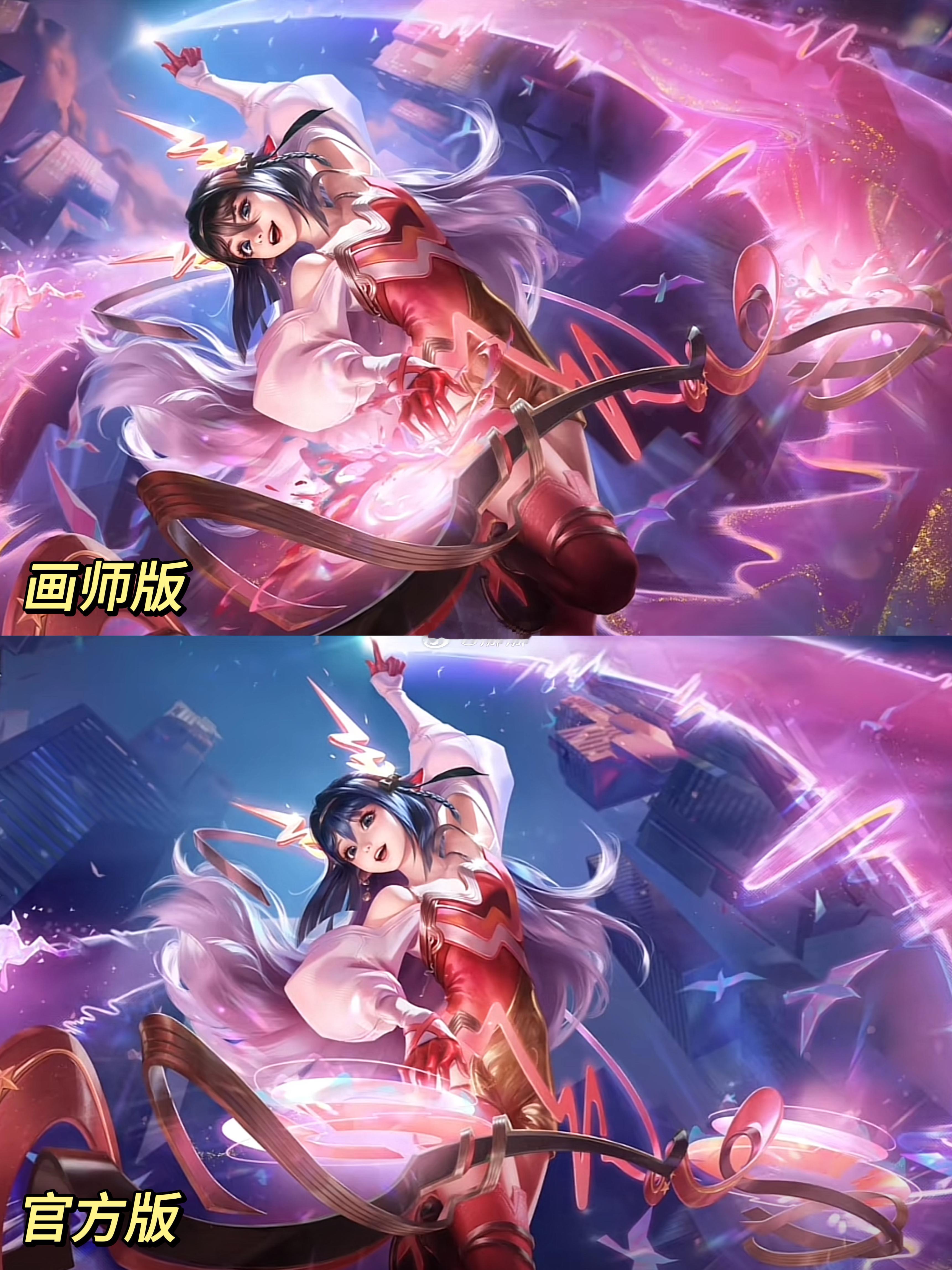 王者荣耀[超话]  瑶无双两版海报脸，你们觉得哪个更好看[哇] 