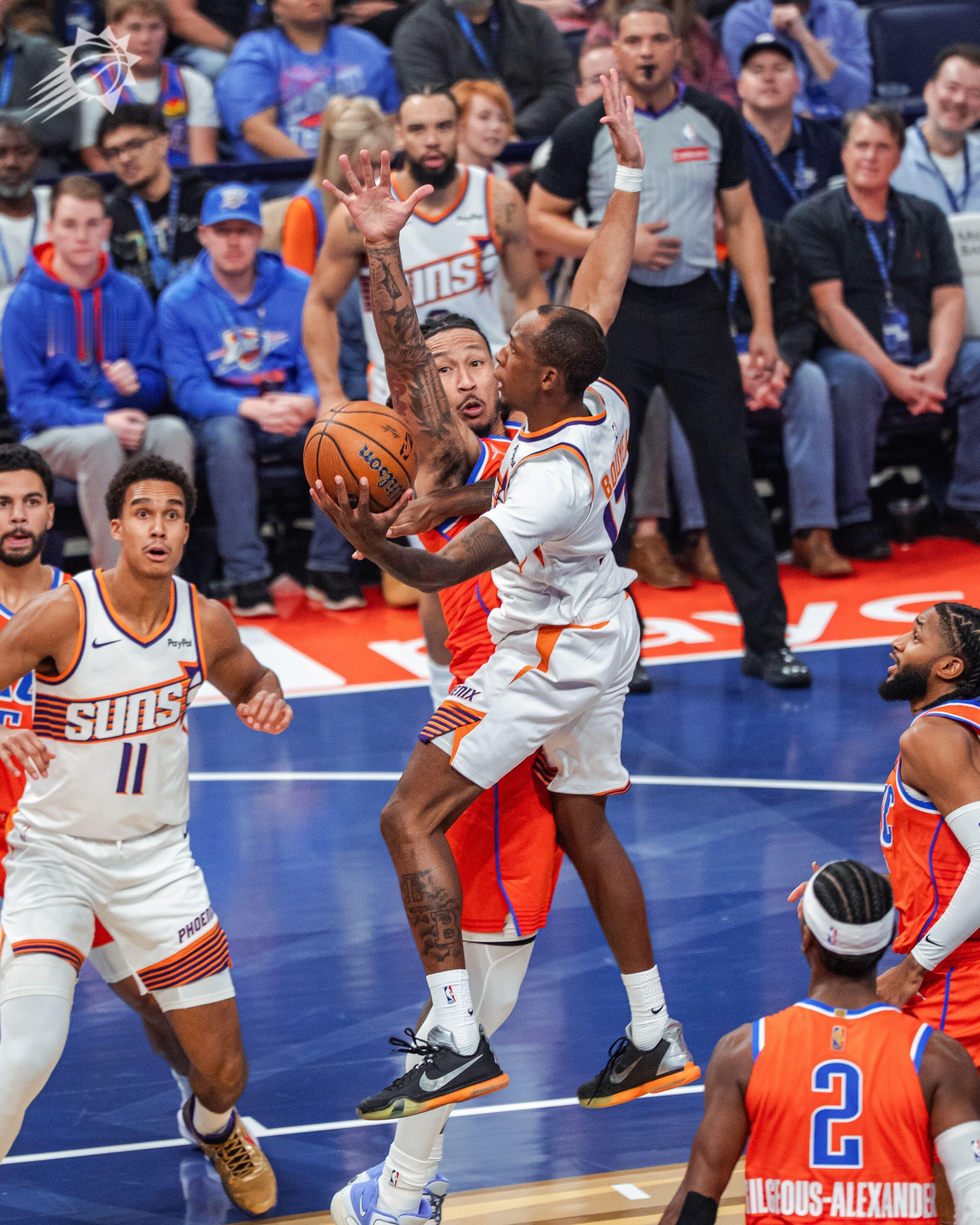 💪替补奇兵布耶！4中3拿到6分！菲尼克斯太阳 ｜旭日东升 ｜太阳vs雷霆