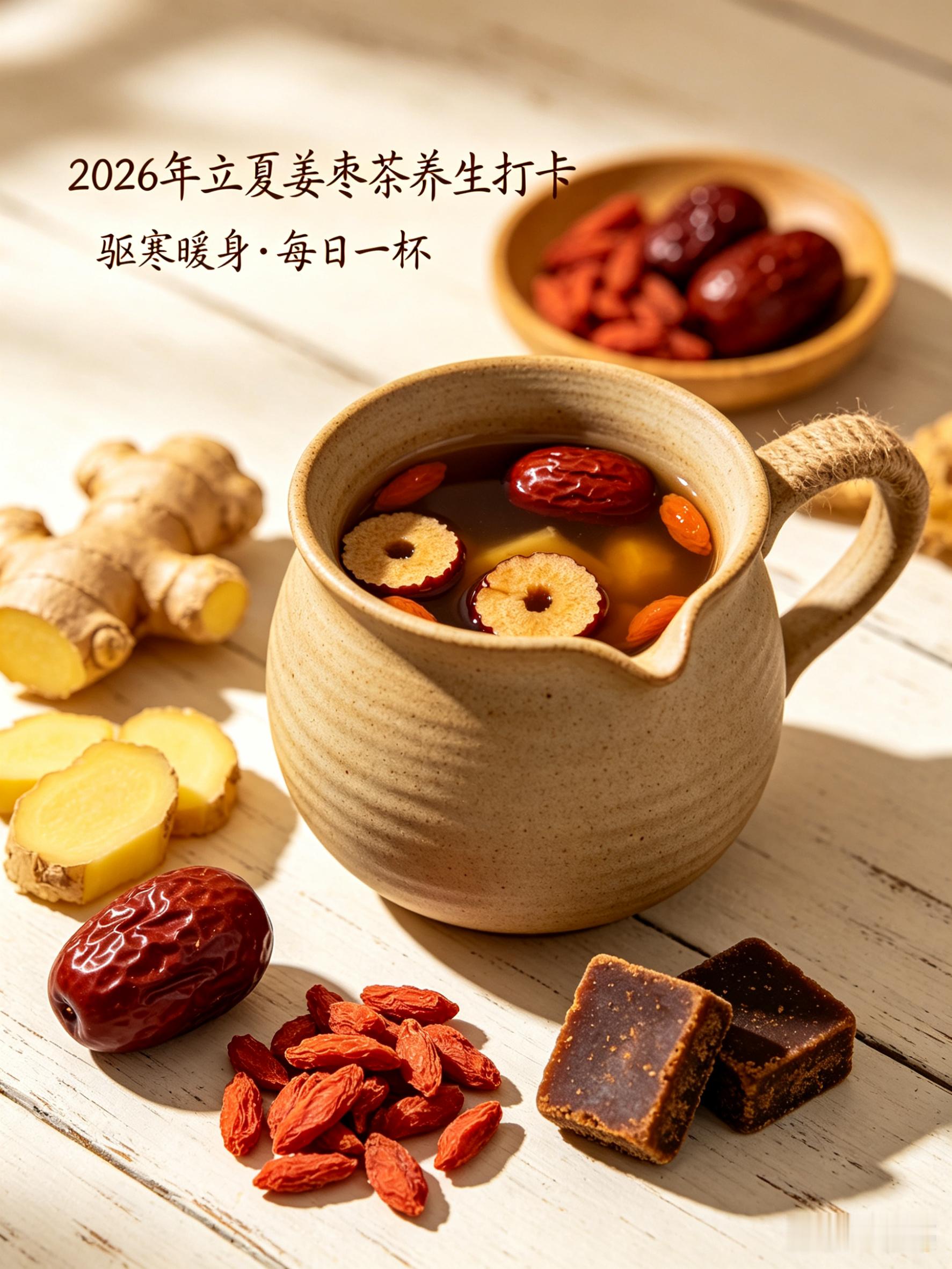 立夏已至，全年喝姜枣茶黄金期正式开启一起每日打卡温阳祛湿，评论区集合报到！一、最