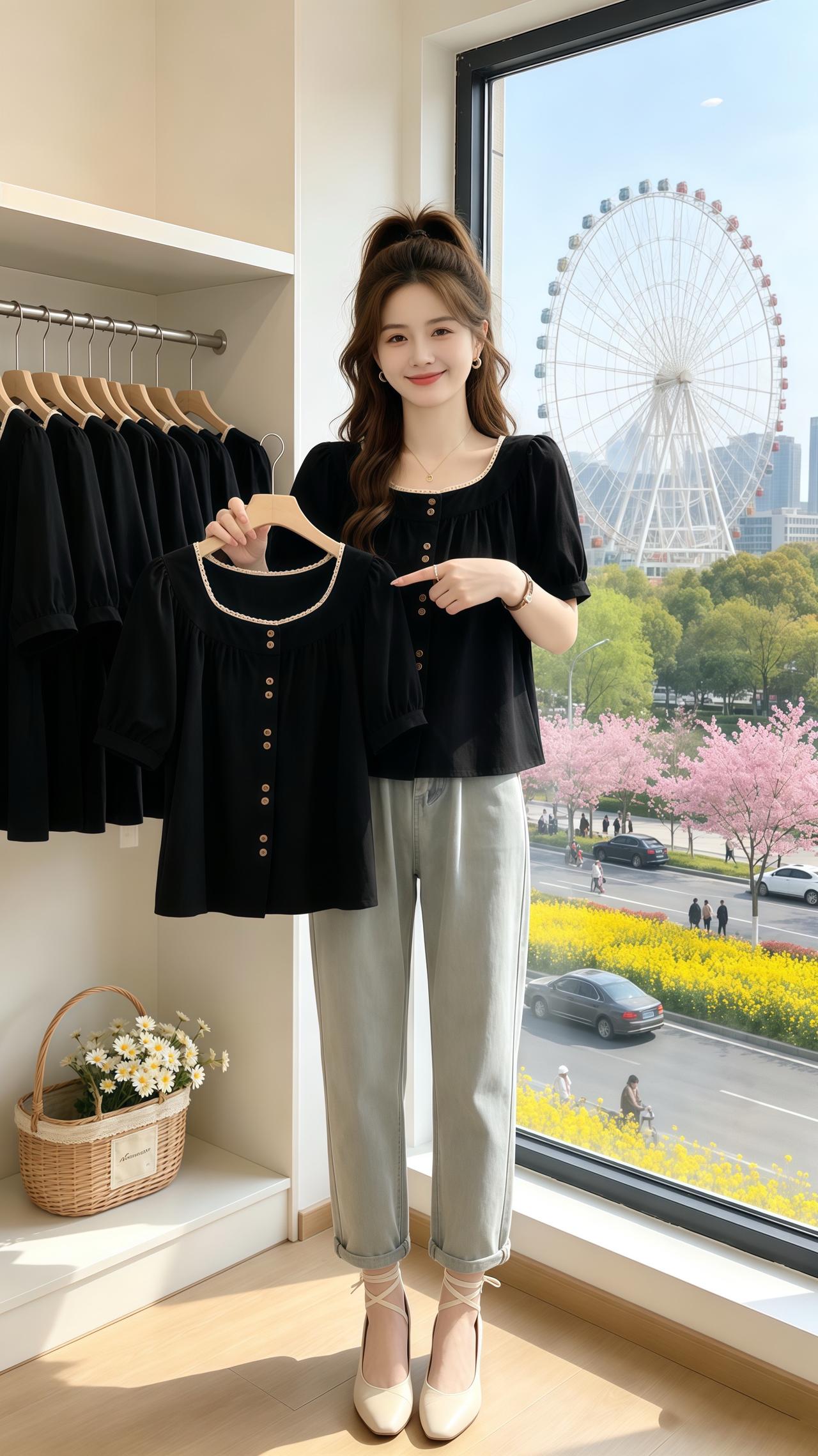 宽松显瘦衬衫 休闲百搭 洋气减龄 谁穿谁好看