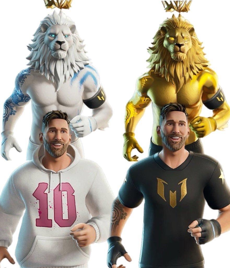 🎮梅西在《堡垒之夜》中的皮肤曝光🦁 梅西[超话]  