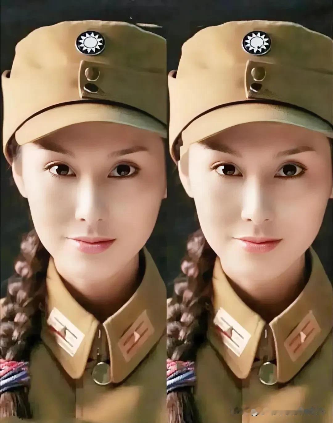 英姿飒爽美，眉目含情笑
女兵考眼力八处不同找一找[灵光一闪]