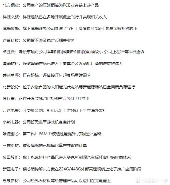0708沪深两市互动精华 ​​​