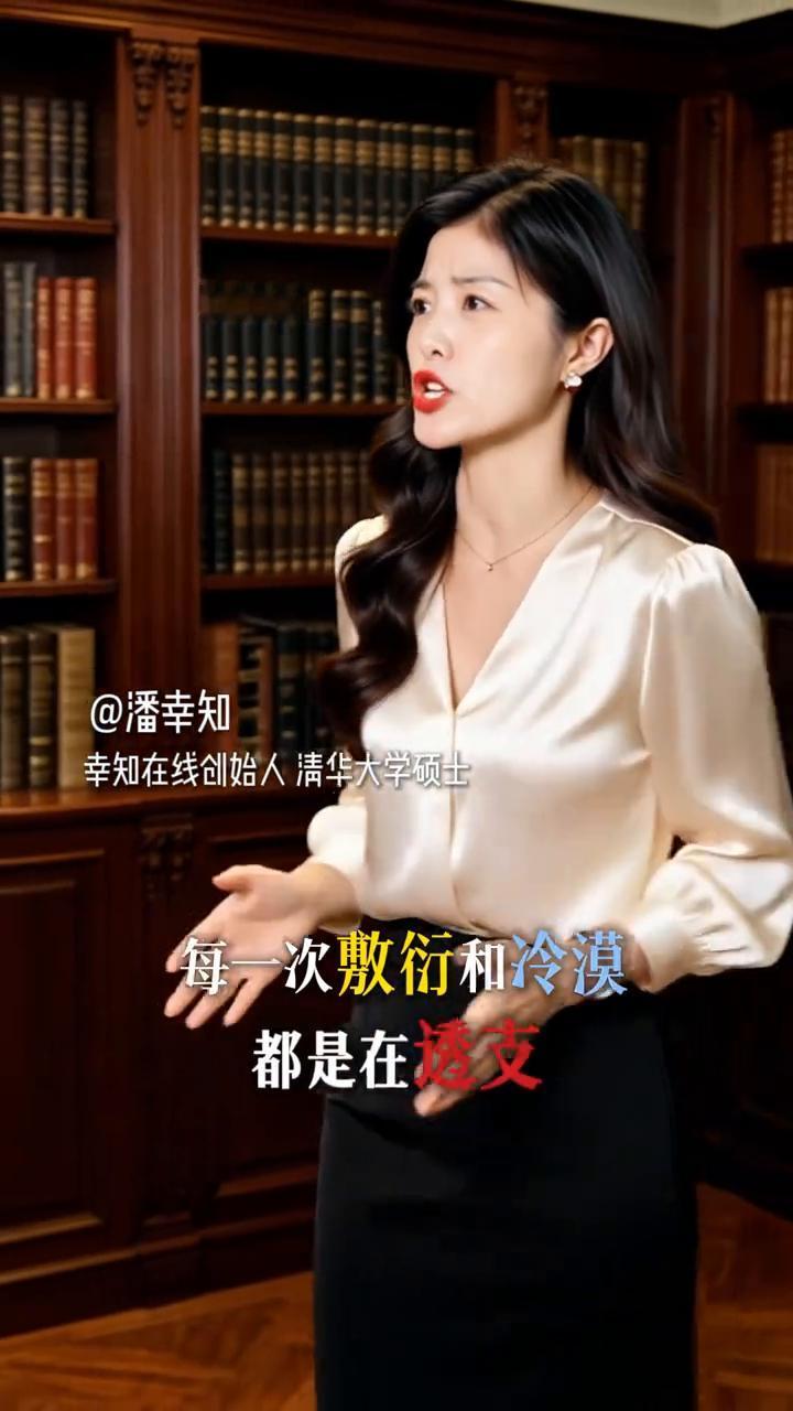 情感账户。
潘幸知，幸知在线创始人，清华大学硕士。
心理学上有个词叫情感账户，你