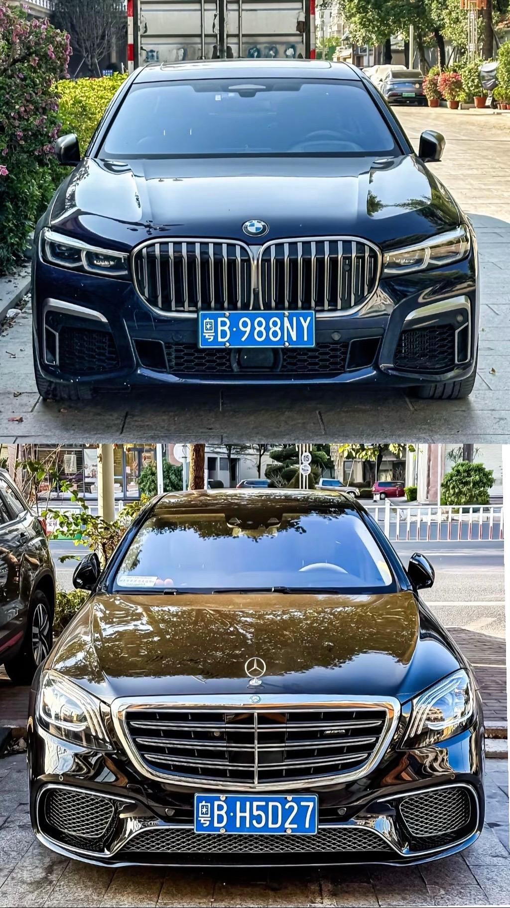 同为德系巨头的宝马760和奔驰s65 同样都是v12西装暴徒性能猛兽 ...