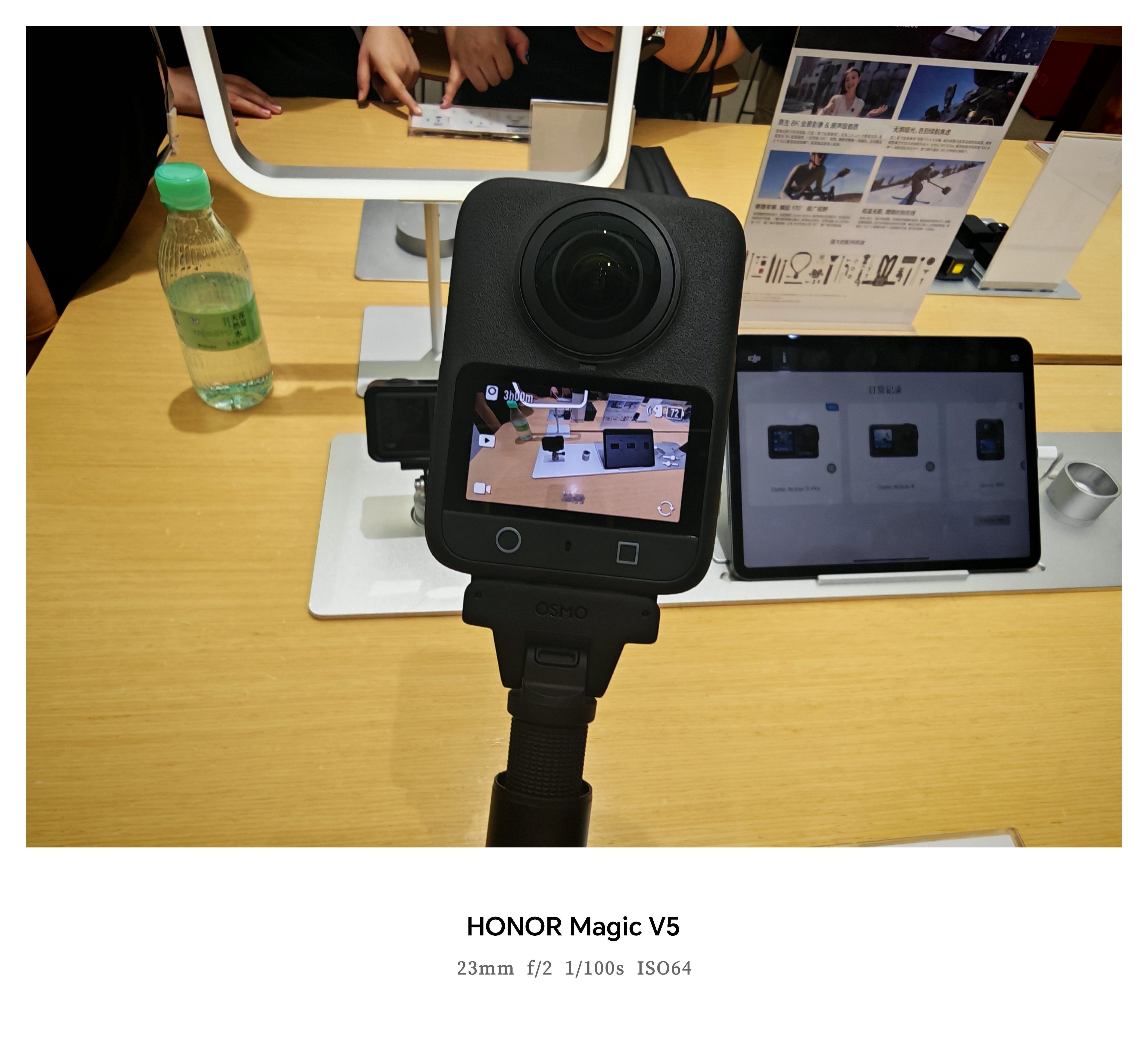 刚去大疆看了看OSMO 360，1英寸大底、支持8K夜景拍摄，360度全景拍摄，