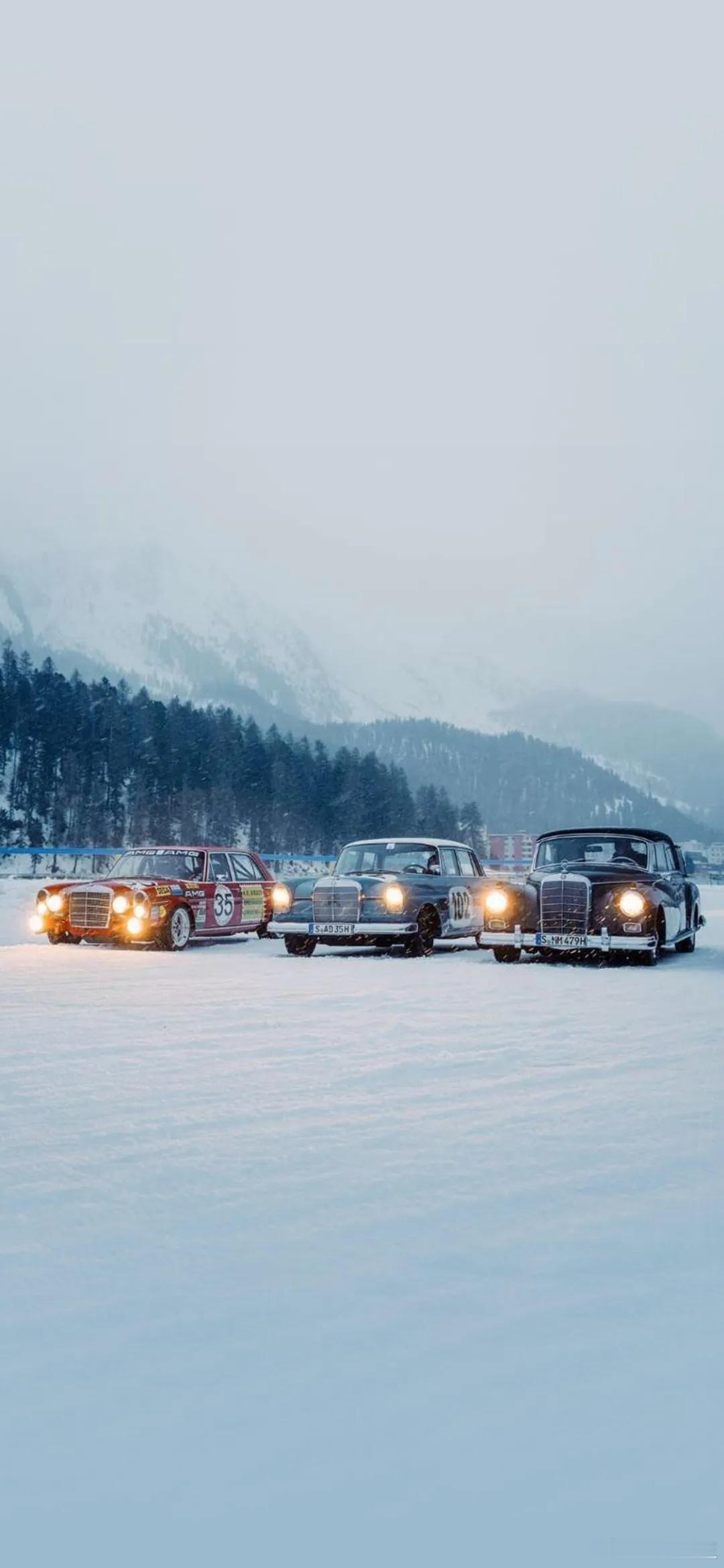 我的车今天好像有情绪了新雪新壁纸已就位！保存后可设置「景深模式」雪景加倍❄️个性