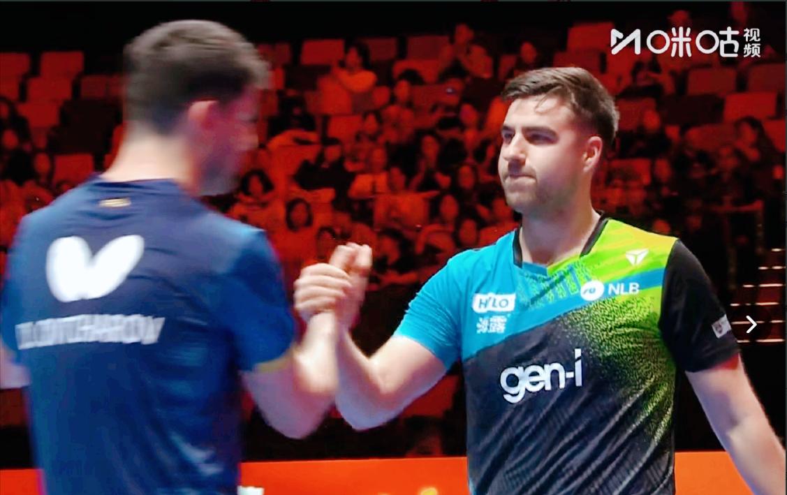 达科4-1奥恰洛夫，将与王楚钦争夺4强！

当然大头要先赢下F勒布伦才行，
按照